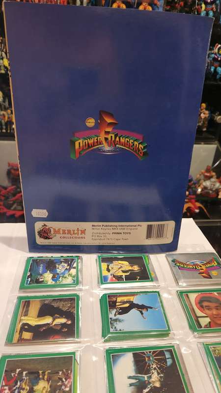 1994 Complete POWER RANGERS Sticker Album (UNUSED STICKERS)