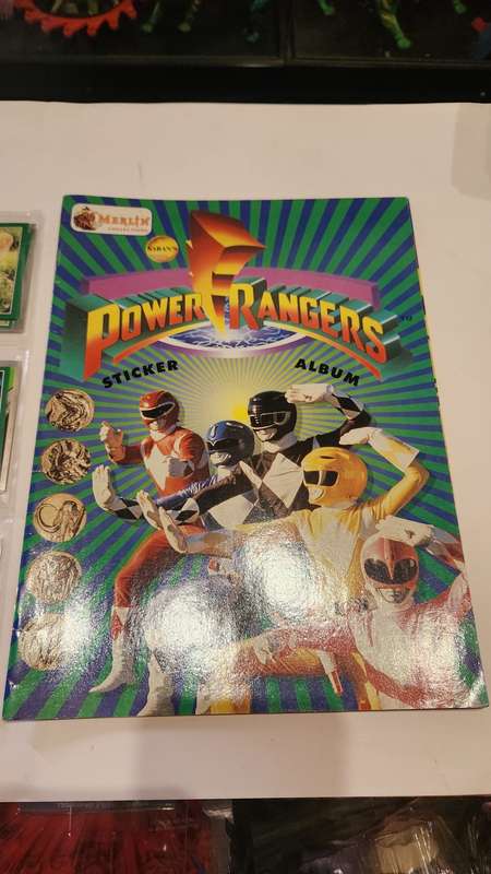 1994 Complete POWER RANGERS Sticker Album (UNUSED STICKERS)