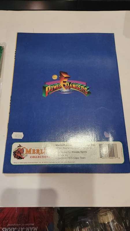 1994 Complete POWER RANGERS Sticker Album (UNUSED STICKERS)