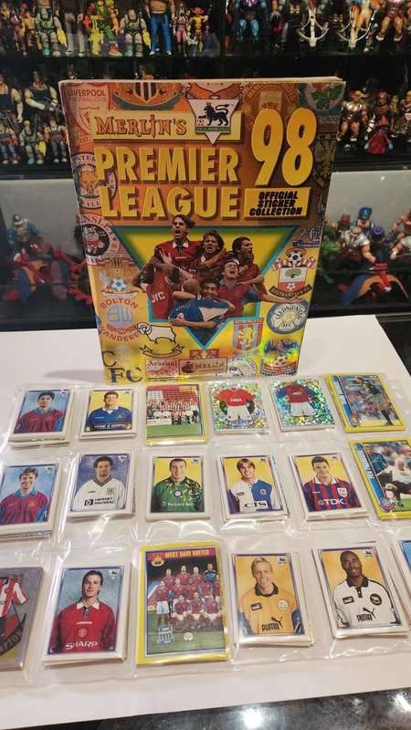 1998 Complete PREMIER LEAGUE Sticker Album (UNUSED STICKERS)