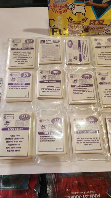 1998 Complete PREMIER LEAGUE Sticker Album (UNUSED STICKERS)