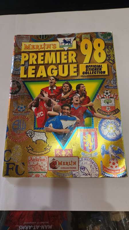 1998 Complete PREMIER LEAGUE Sticker Album (UNUSED STICKERS)