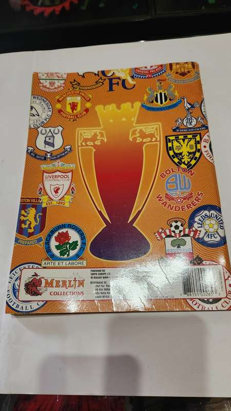 1998 Complete PREMIER LEAGUE Sticker Album (UNUSED STICKERS)