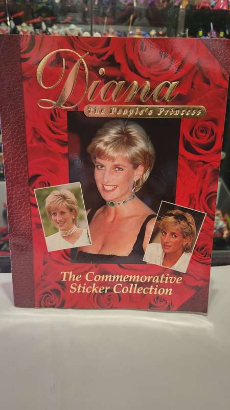 1997 Complete DIANA THE PEOPLE`S PRINCESS Sticker Album (UNUSED STICKERS)