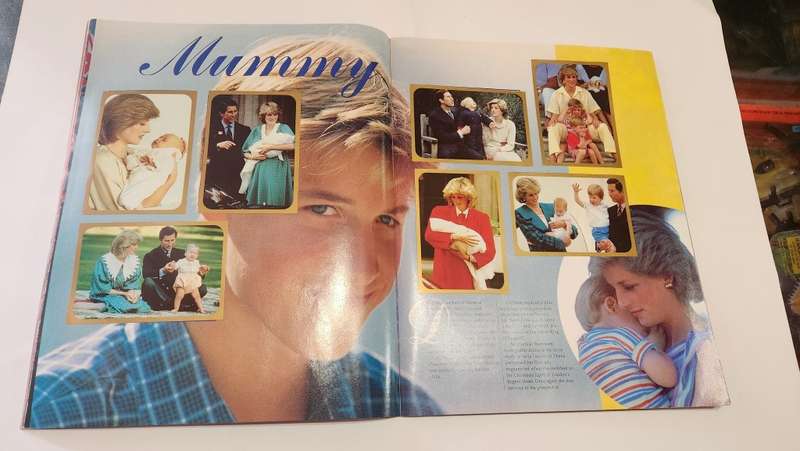 1997 Complete DIANA THE PEOPLE`S PRINCESS Sticker Album (UNUSED STICKERS)