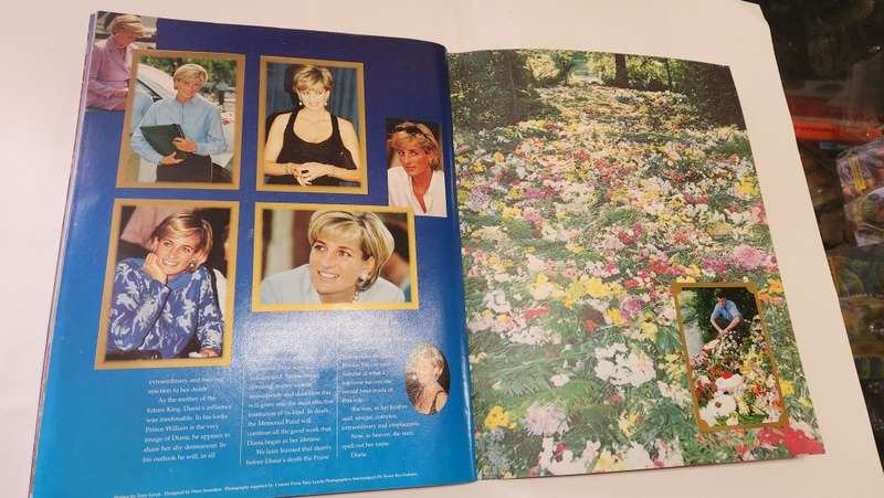 1997 Complete DIANA THE PEOPLE`S PRINCESS Sticker Album (UNUSED STICKERS)