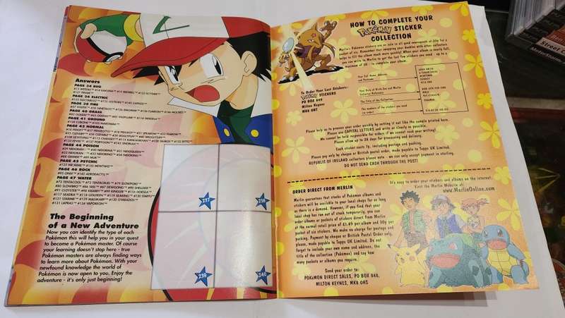 POKEMON STICKER Album (EMPTY)