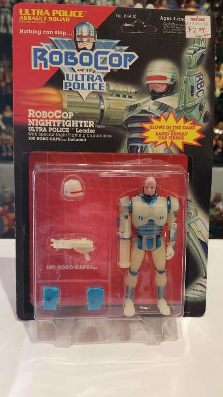 MOC 1988 ROBOCOP ULTRA POLICE `ROBOCOP NIGHTFIGHTER` Vintage Figure