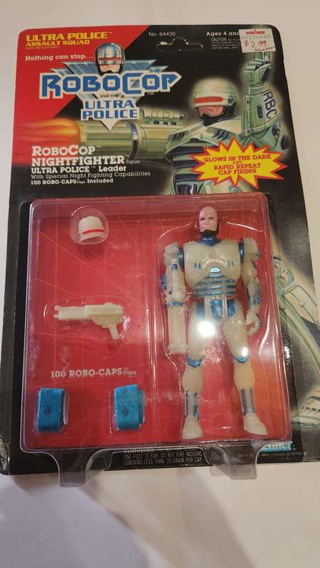 MOC 1988 ROBOCOP ULTRA POLICE `ROBOCOP NIGHTFIGHTER` Vintage Figure