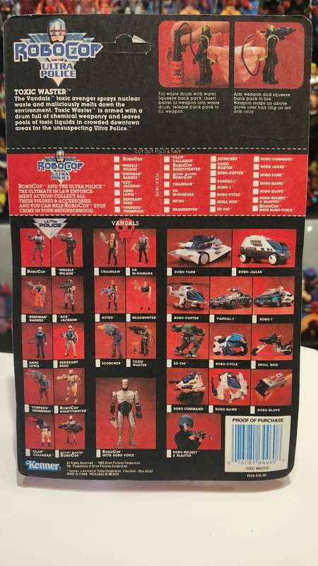 MOC 1988 ROBOCOP ULTRA POLICE `TOXIC WASTER` Vintage Figure