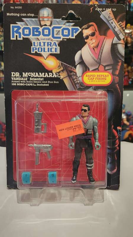 MOC 1988 ROBOCOP ULTRA POLICE `Dr. Mc NAMARA` Vintage Figure