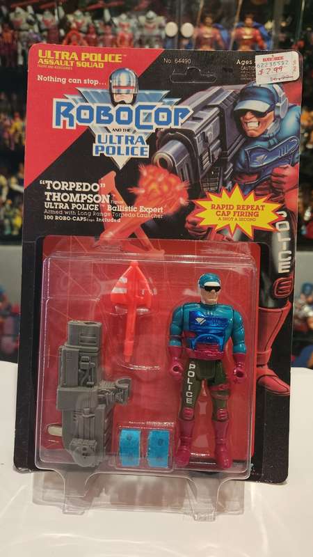 MOC 1988 ROBOCOP ULTRA POLICE `TORPEDO THOMPSON` Vintage Figure