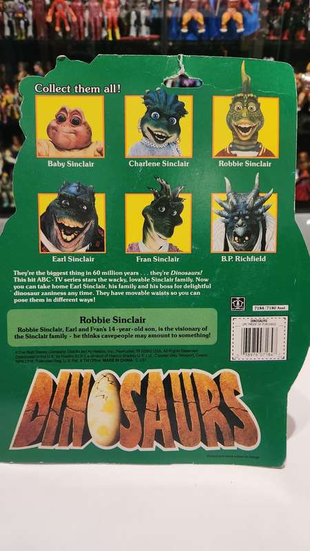 MOC 1991 DINOSAURS `ROBBIE SINCLAIR` Vintage Figure