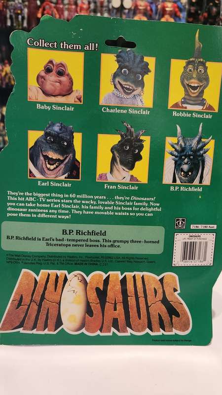 MOC 1991 DINOSAURS `B.P RICHFIELD` Vintage Figure