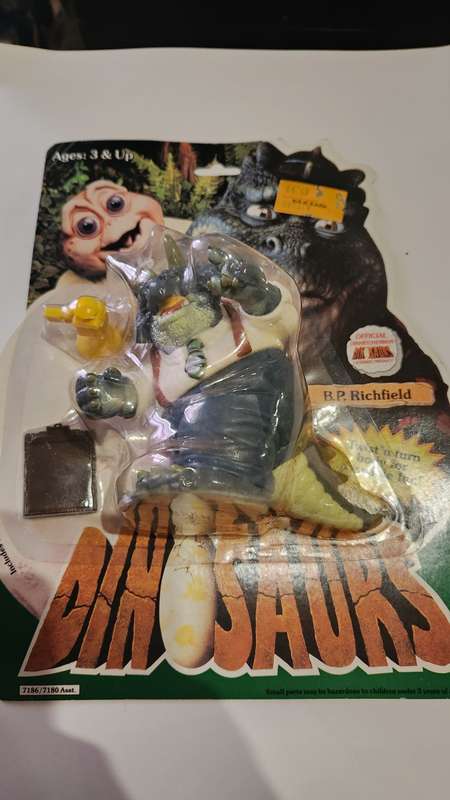 MOC 1991 DINOSAURS `B.P RICHFIELD` Vintage Figure