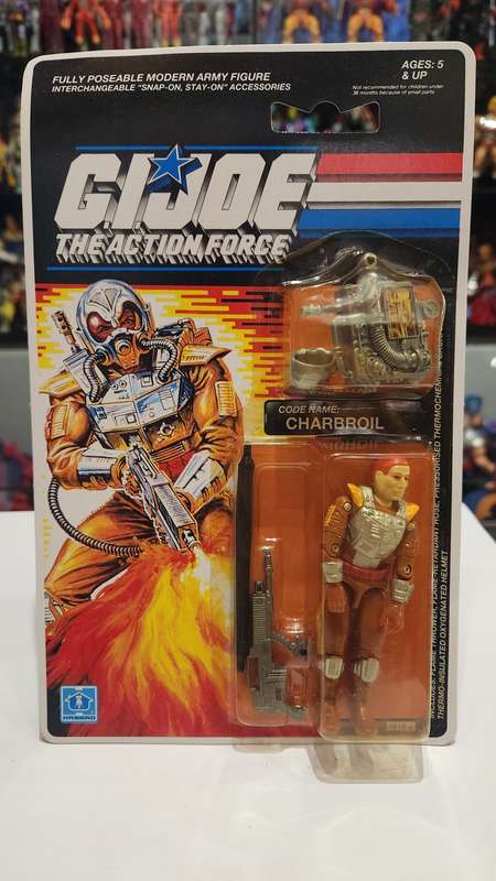 GI Joe 1989 Moc Hasbro Action Force Charbroil Vintage Figures