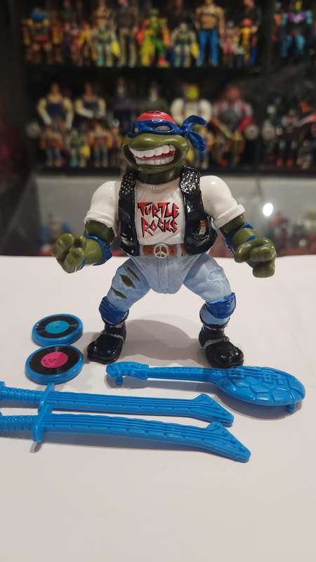 1991 Classic Rocker Leo Vintage Figure Teenage Mutant Ninja Turtles