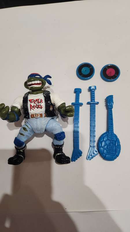 1991 Classic Rocker Leo Vintage Figure Teenage Mutant Ninja Turtles