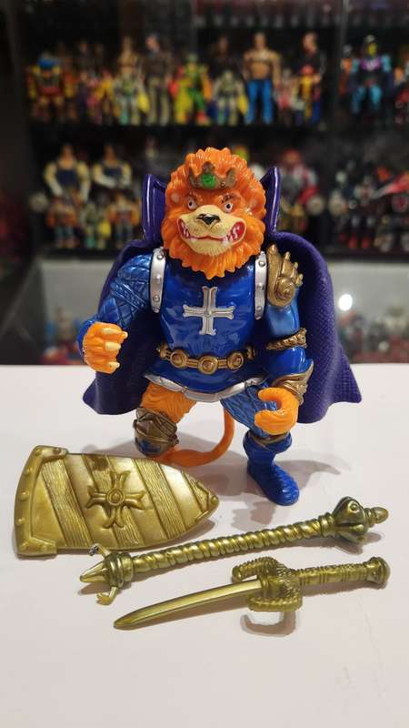 1992 Complete King Lionheart Vintage Figure Teenage Mutant Ninja Turtles
