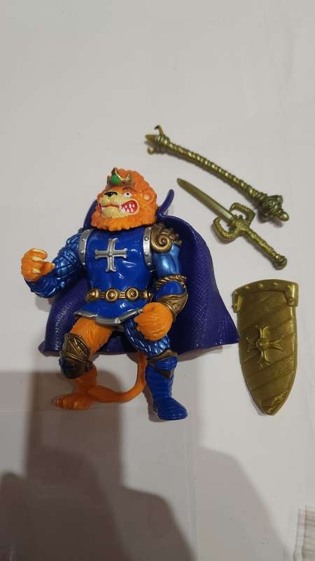 1992 Complete King Lionheart Vintage Figure Teenage Mutant Ninja Turtles
