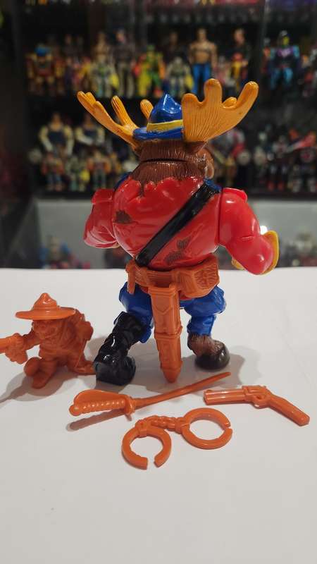 1992 Complete Monty Moose Vintage Figure Teenage Mutant Ninja Turtles