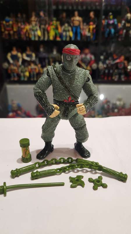 1992 Complete Movie Star Foot Soldier Vintage Figure Teenage Mutant Ninja Turtles