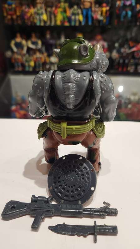1988 Complete Rocksteady Vintage Figure Teenage Mutant Ninja Turtles 145