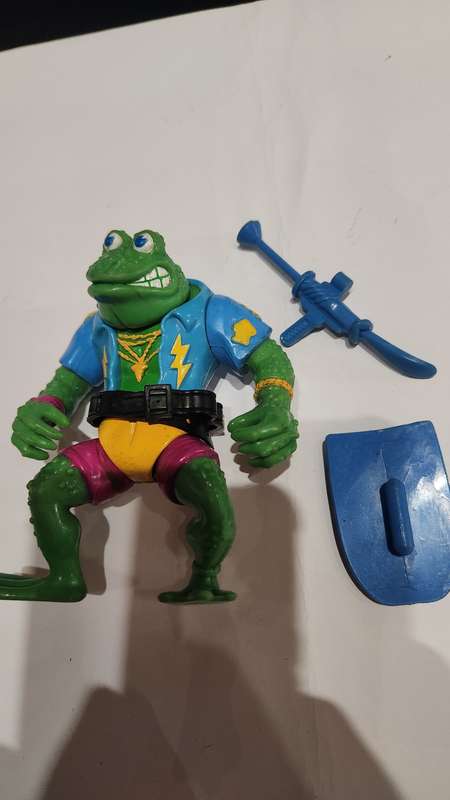 1989 Genghis Frog Vintage Figure Teenage Mutant Ninja Turtles #27