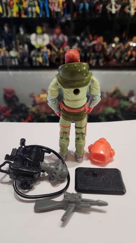 GI Joe 1989 Complete DEEP SIX Vintage Figures