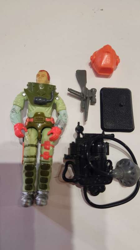 GI Joe 1989 Complete DEEP SIX Vintage Figures