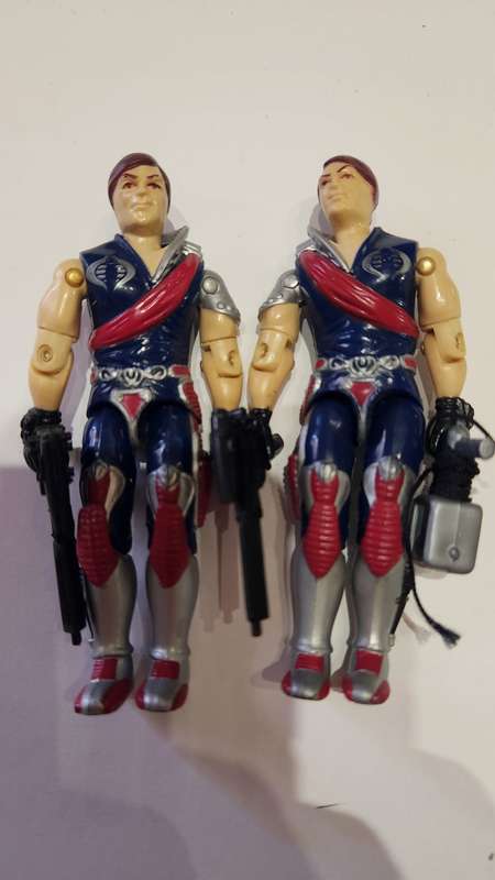 GI Joe 1985 Complete Tomax And Xamot Vintage Figures