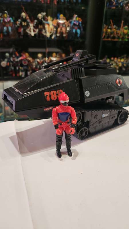 GI Joe 1983 Complete Cobra Hiss with Driver Vintage Figures