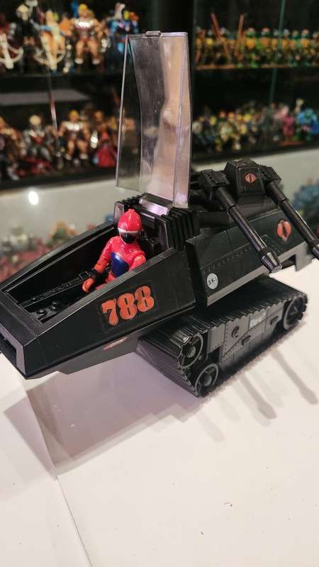 GI Joe 1983 Complete Cobra Hiss with Driver Vintage Figures