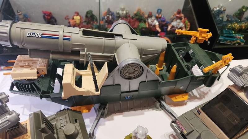GI Joe 1989 Complete Thunderclap with Long Range Vintage Figures