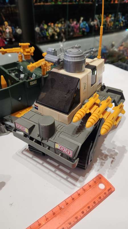 GI Joe 1989 Complete Thunderclap with Long Range Vintage Figures