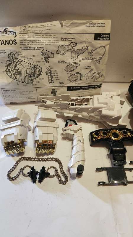 1993 Complete Boxed Titanos Bandai From Mighty Morphin Power Rangers Vintage Figure