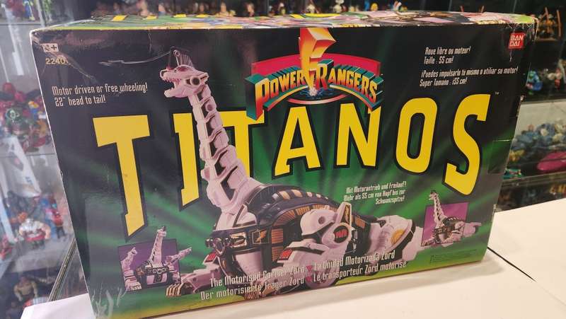 1993 Complete Boxed Titanos Bandai From Mighty Morphin Power Rangers Vintage Figure