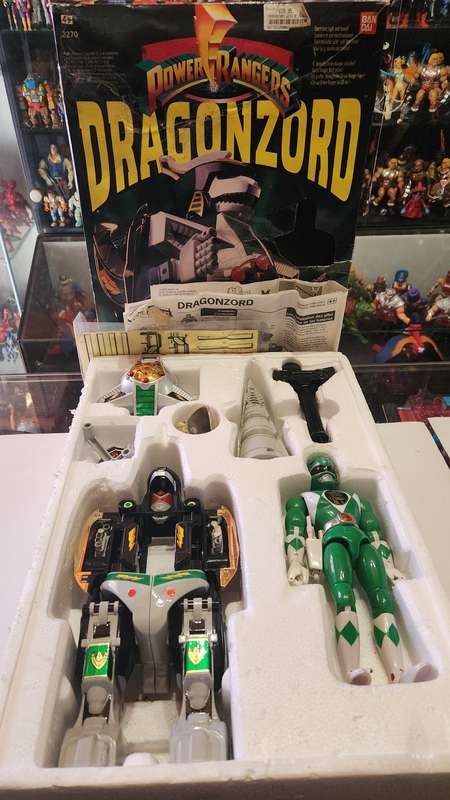 1993 Boxed Dragonzord Bandai From Mighty Morphin Power Rangers Vintage Figure