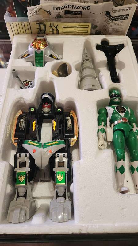 1993 Boxed Dragonzord Bandai From Mighty Morphin Power Rangers Vintage Figure