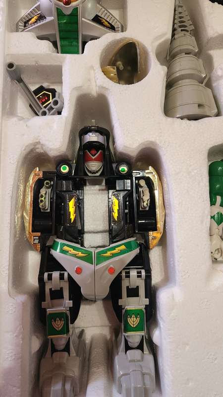 1993 Boxed Dragonzord Bandai From Mighty Morphin Power Rangers Vintage Figure