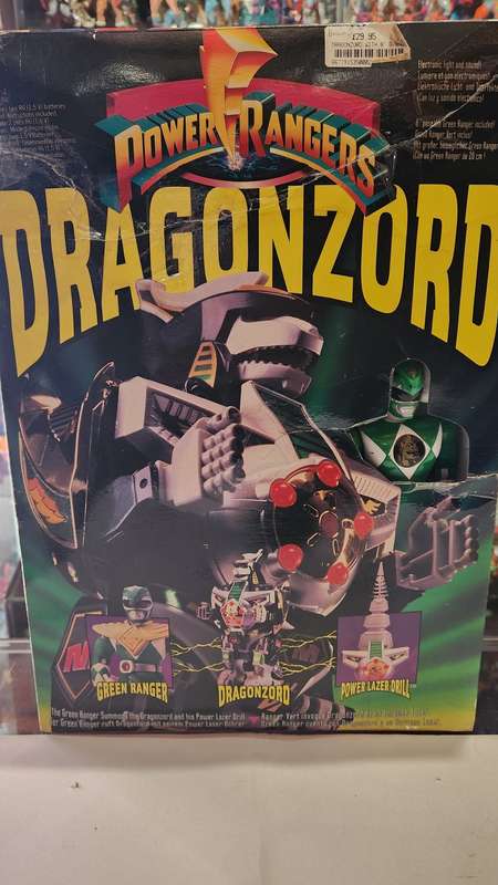 1993 Boxed Dragonzord Bandai From Mighty Morphin Power Rangers Vintage Figure