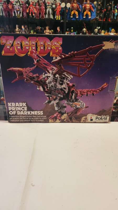1983 Boxed Zoids Krark Prince Of Darkness Vintage Figure