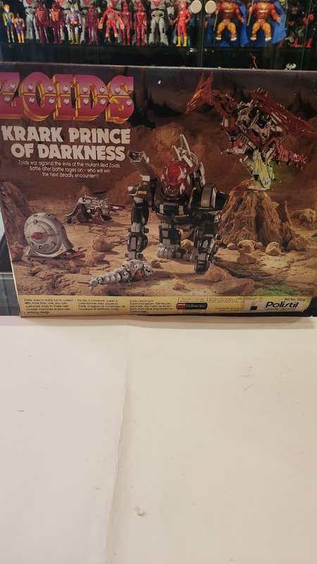 1983 Boxed Zoids Krark Prince Of Darkness Vintage Figure