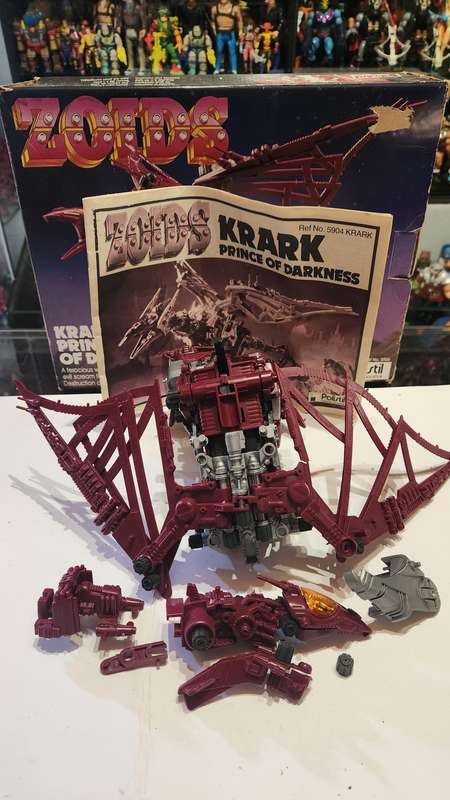 1983 Boxed Zoids Krark Prince Of Darkness Vintage Figure