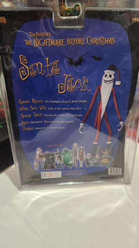 Moc Neca The Nightmare Before Christmas Santa Jack