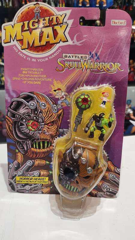 Moc 1992 Mighty Max Skull Warrior Vintage Figures