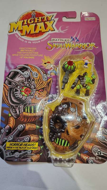 Moc 1992 Mighty Max Skull Warrior Vintage Figures
