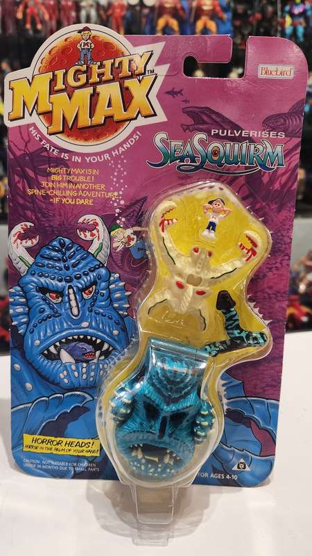 Moc 1992 Mighty Max Sea Squirm Vintage Figures