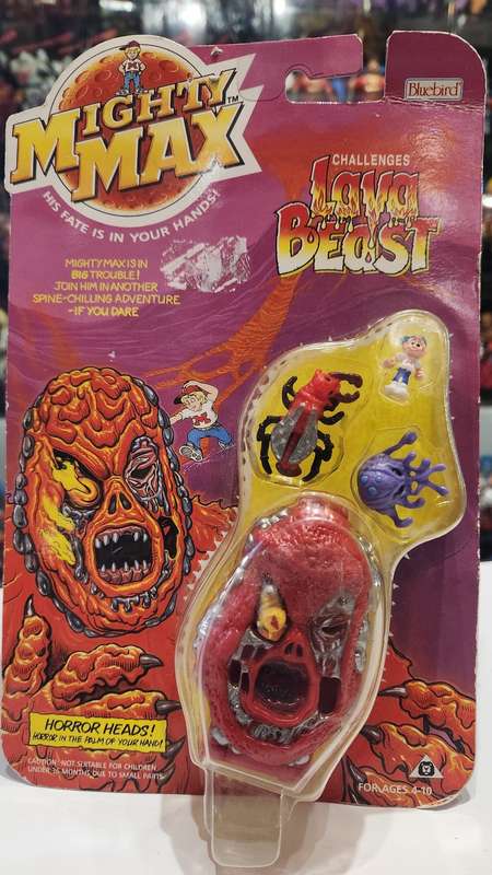 Moc 1992 Mighty Max Lava Beast Vintage Figures