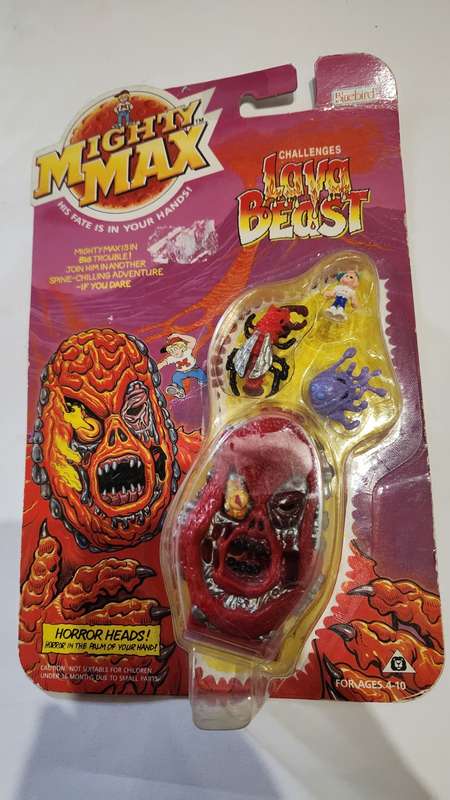 Moc 1992 Mighty Max Lava Beast Vintage Figures